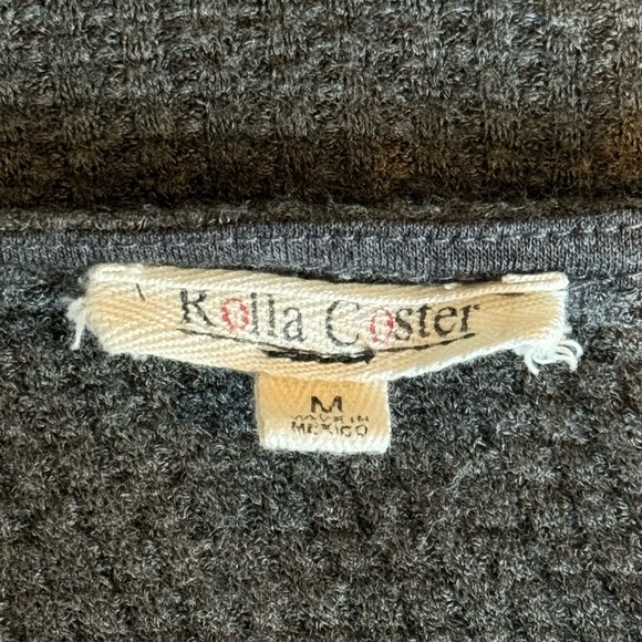 Roller Coster Gray Wrapped Silhouette Mini Dress - Picture 6 of 7